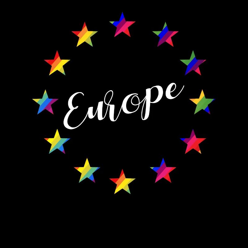 EU Europäische Union Sterne Regenbogenfarben