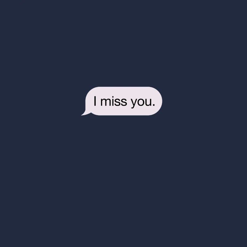 Tu me manques. - message