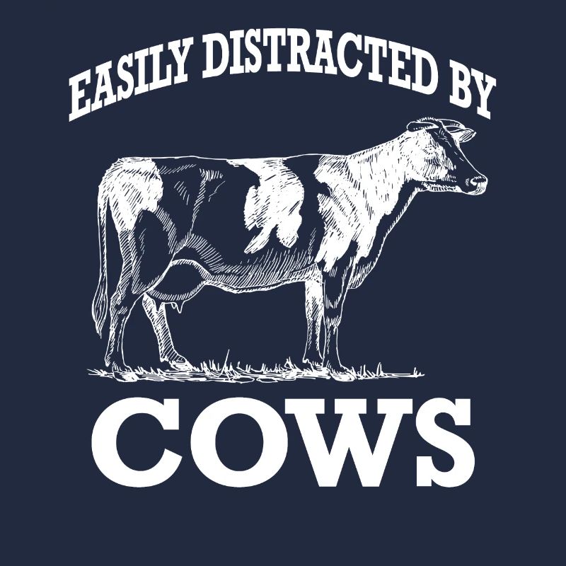 Facilement distrait par les vaches