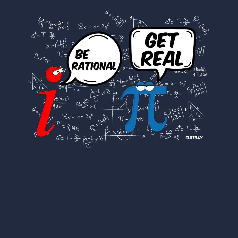 Math T-Shirt Funny Pi Be Rational