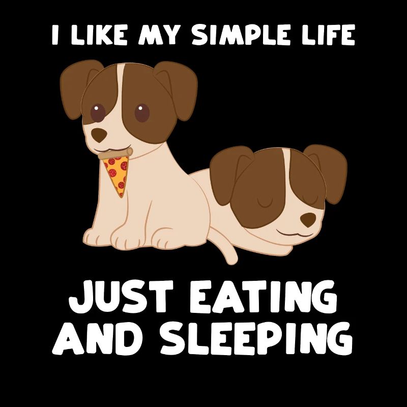 Jack Russel - Essen - Schlafen - Leben