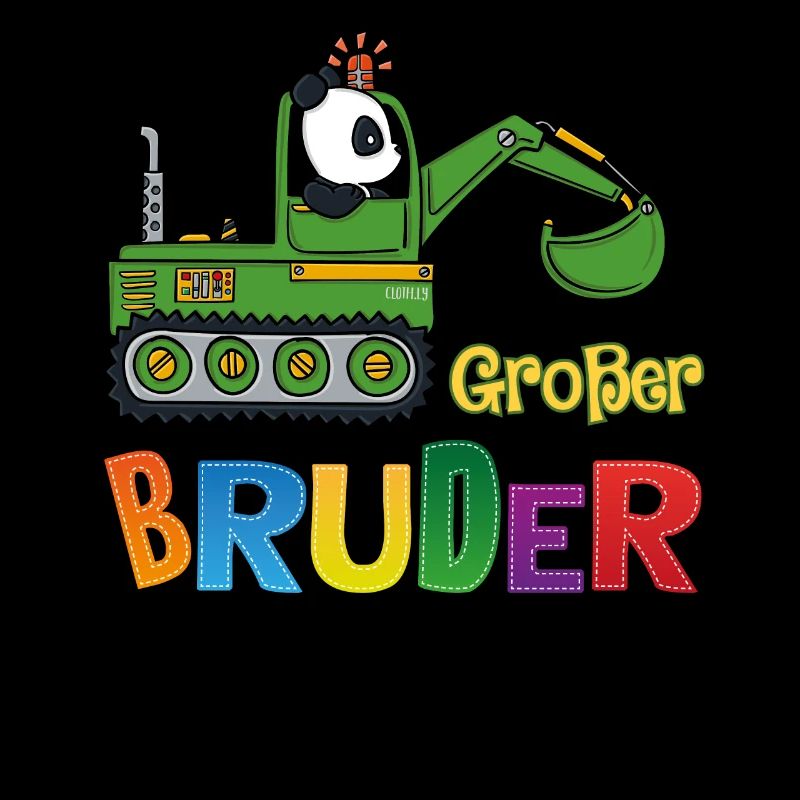 Großer Bruder Bagger Panda