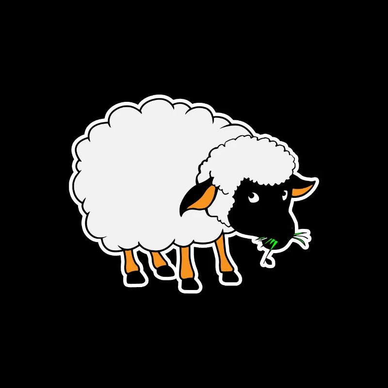Schwarzes Schaf - Schaf - Sheep