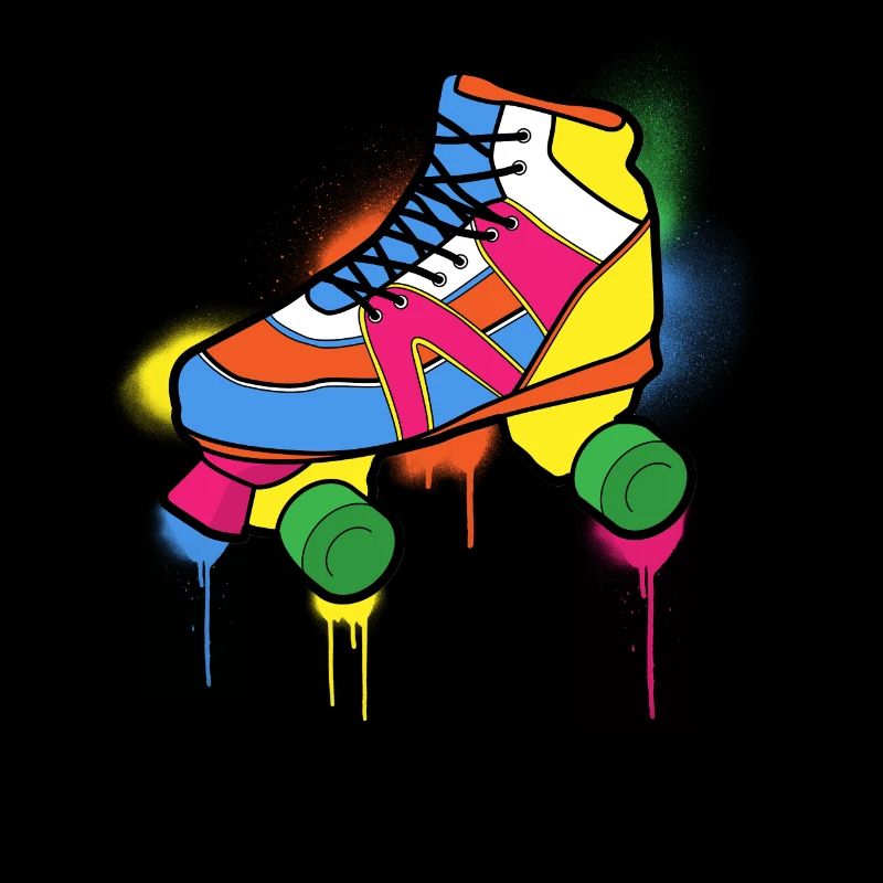 1980s 80s 80er Roller Skates Skating