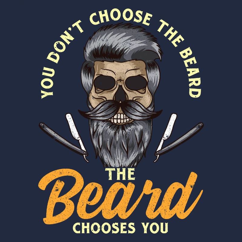 Skull beard beards beard barber beard bearer
