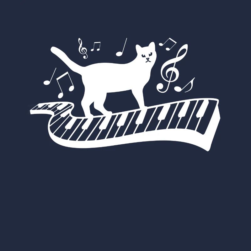 Piano cat