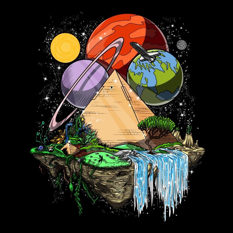 Une ancienne conspiration des extraterrestres des pyramides égyptiennes