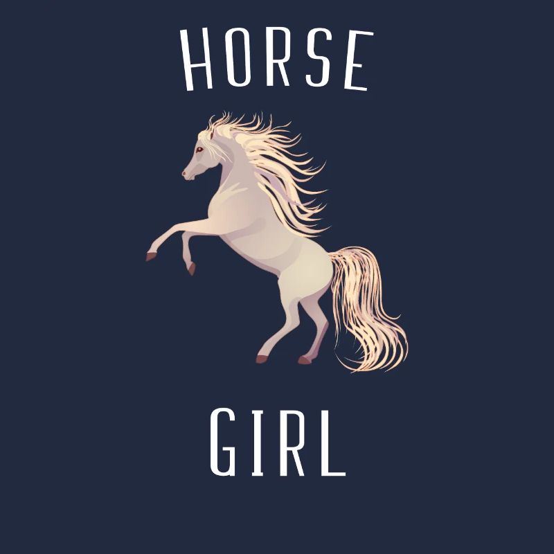 Fille de cheval qui aime la conception de chevaux