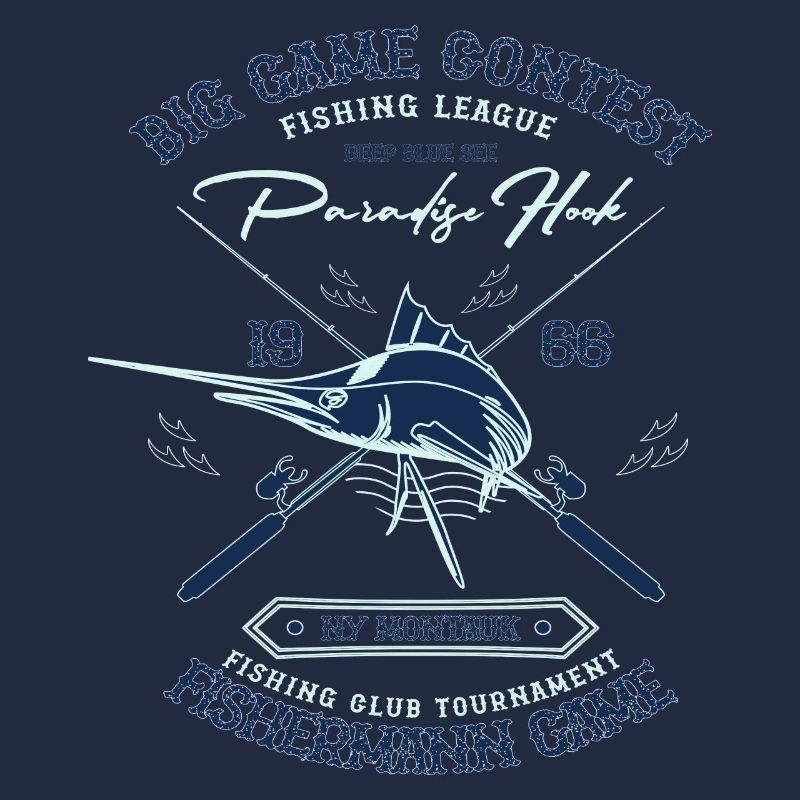 Big Game Contest Paradise Hook Mojo Design Tee