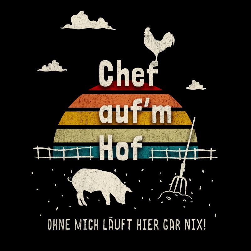 Chef on farm farming peasant gift