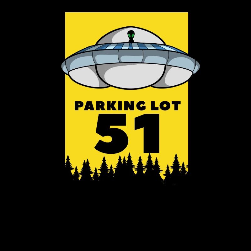 Alien UFO parking earth crash gift idea fun