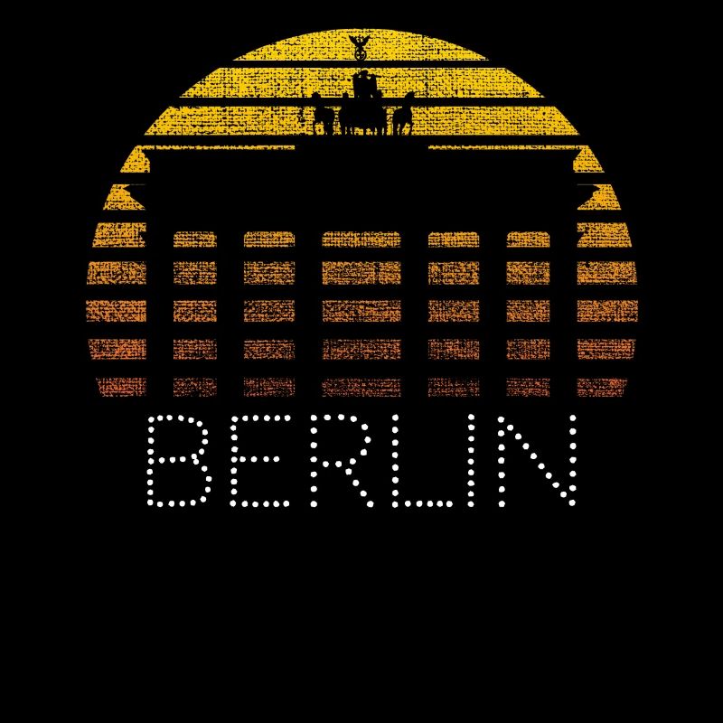 Berliner Skyline Berlin Schriftzug Fan Geschenk
