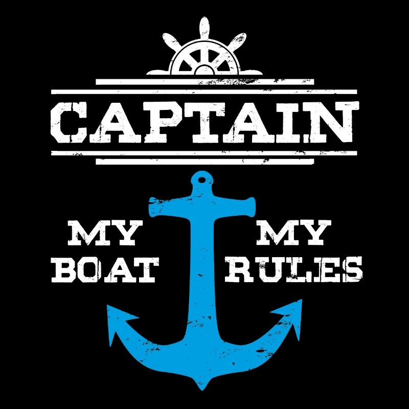 Voilier capitaine ancre
