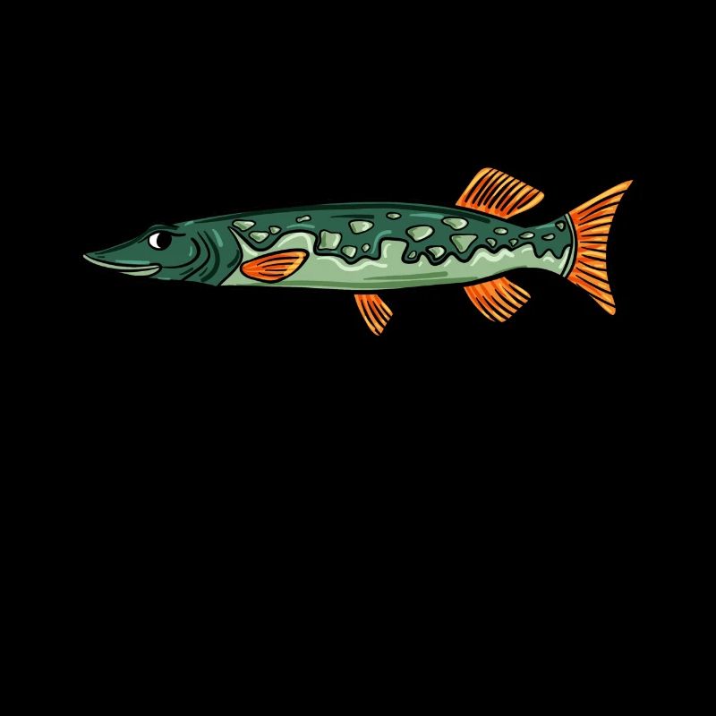 Fishing angler pike fish