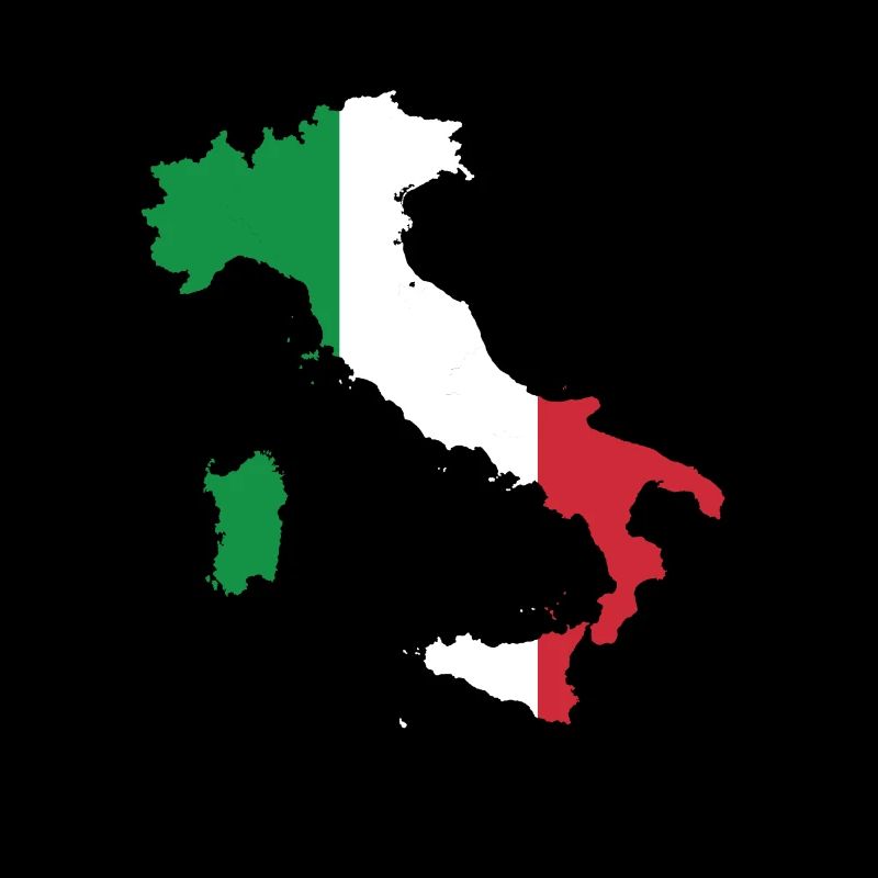 Italy Map Italian Flag Gift
