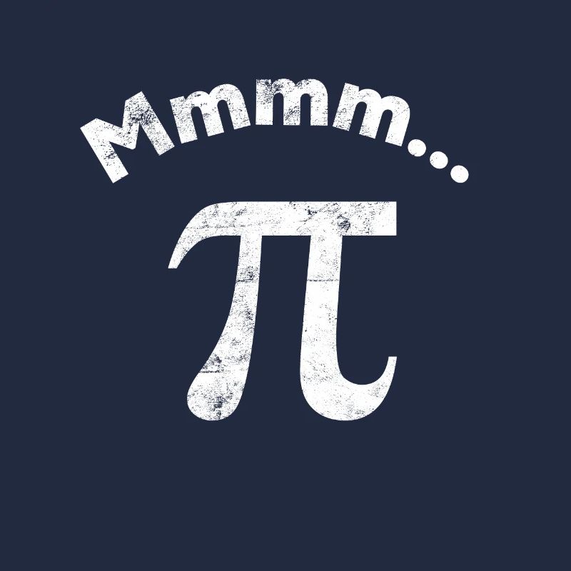 Mmm pi design and funny pi day graphics