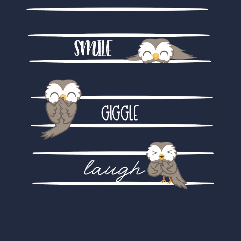 Eule - Eulen - Lachen - Spruch