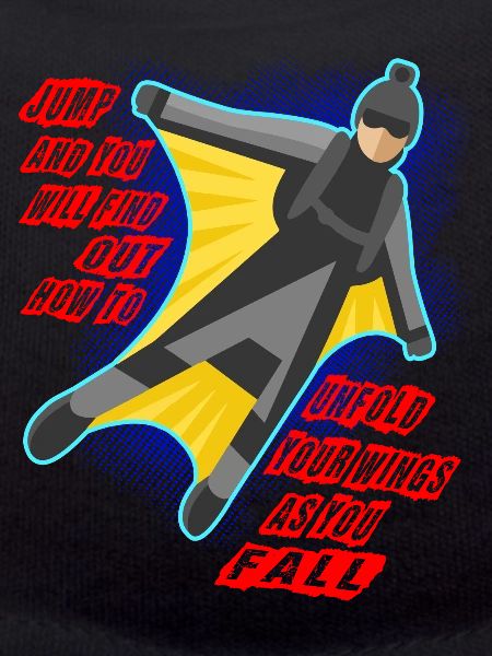 Base Jumping Fallschirm Springen Geschenk