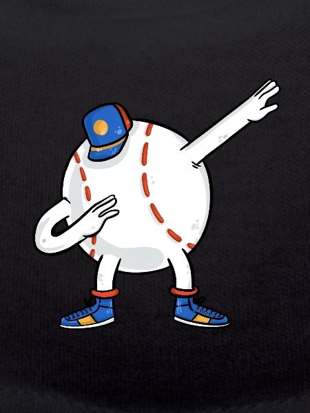 Dabbing Baseball Ball