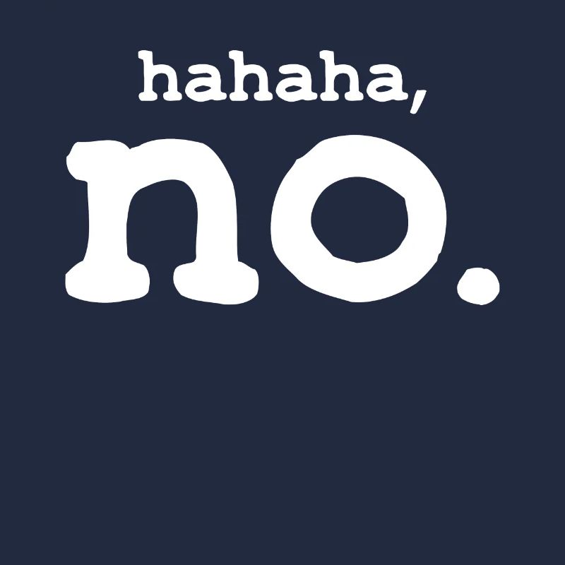 No humor