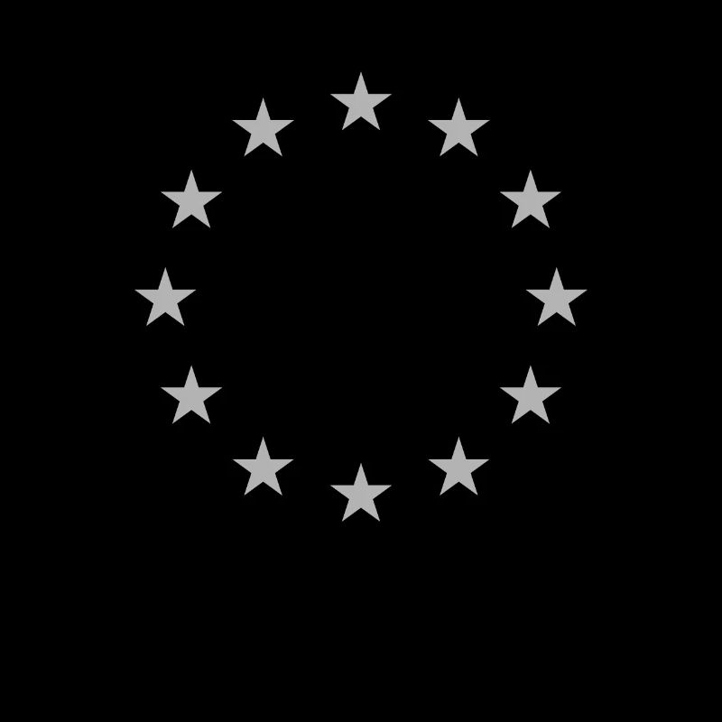 L’Europe drapeau de l’UE gris