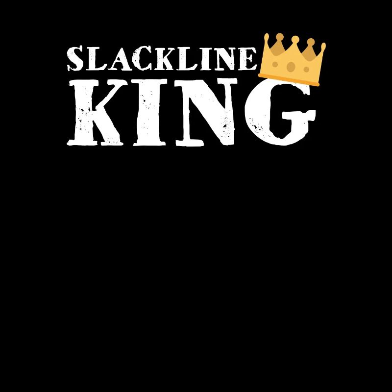 Slackline König Freizeit Hobby Geschenk Lustig