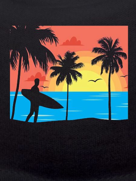 Surfer am Strand