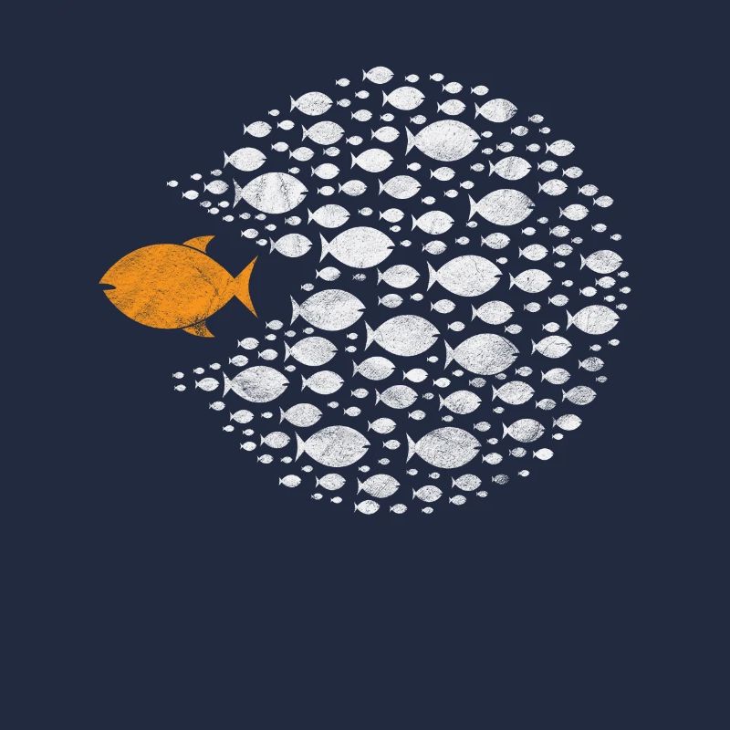 Go Swimming Against the Current Flow Stream