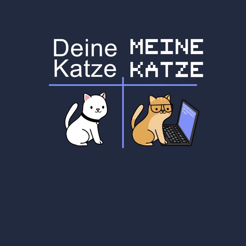 Nerd Informatiker mit Katze Geschenk IT Katzen