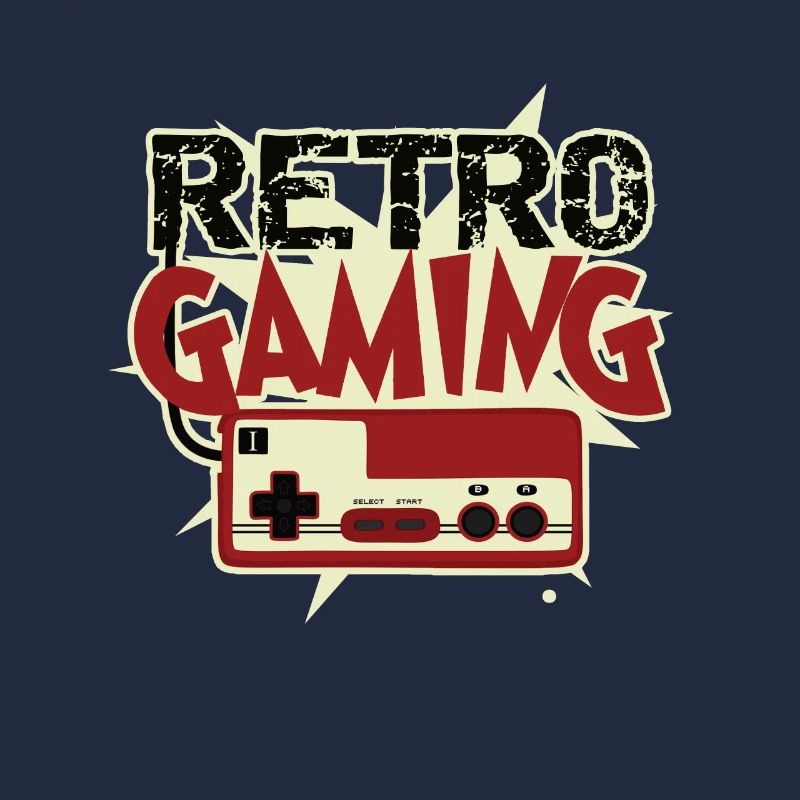 Retro gaming game console controller