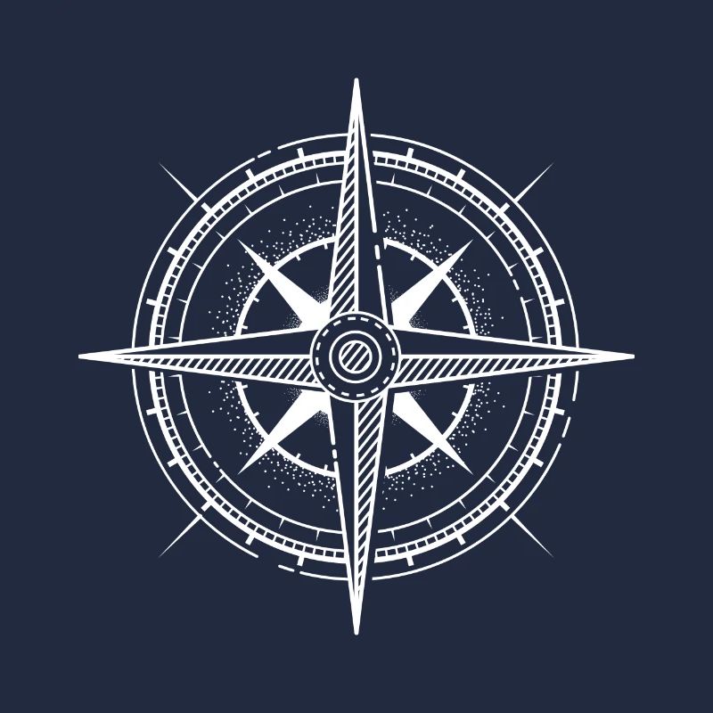 Compass Compass compass needle lake sea scout