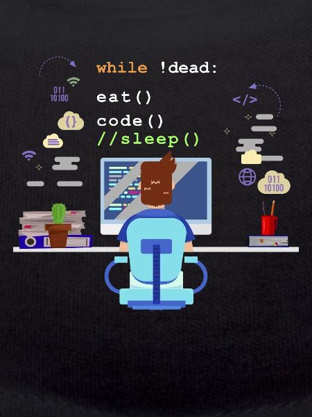 Eat Sleep Code Informatik-Programmierung