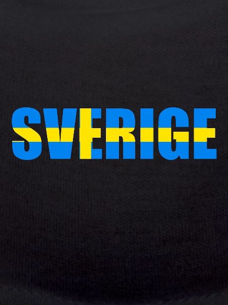 Sweden flag letters
