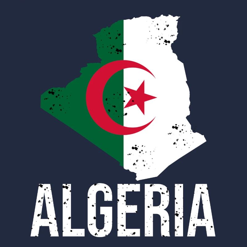 Drapeau algérien dans la conception cartographique