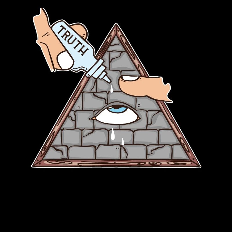 Pyramid Illuminati All-seeing eye conspiracy