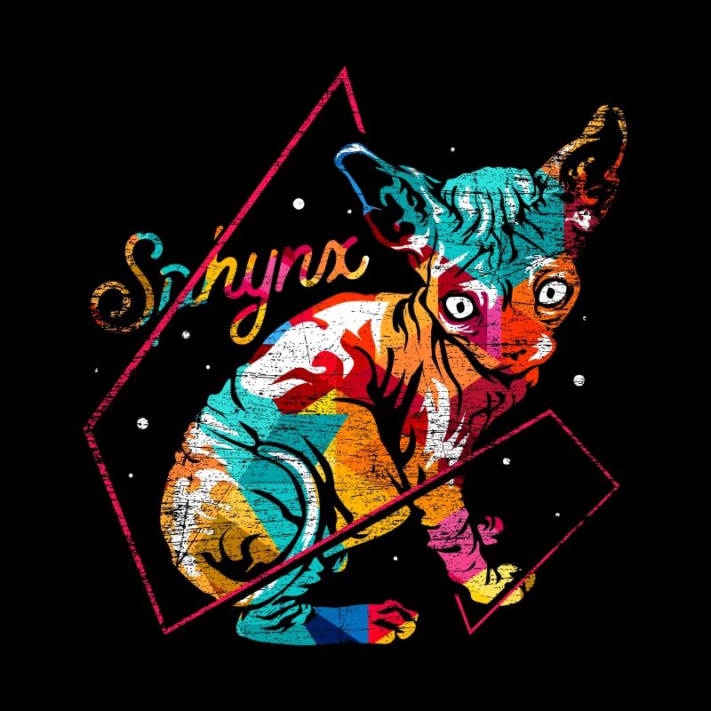 Sphynx Polygon Geschenk