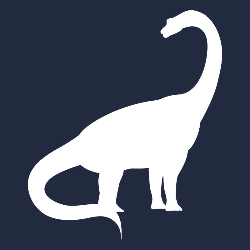Impression de Brachiosaurus rétro, T-shirt dinosaure,