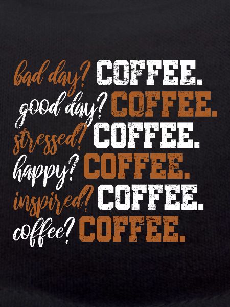Kaffee Lustiger Text Englisch