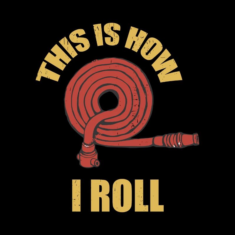 Fire Brigade Held Equipment Water Hose