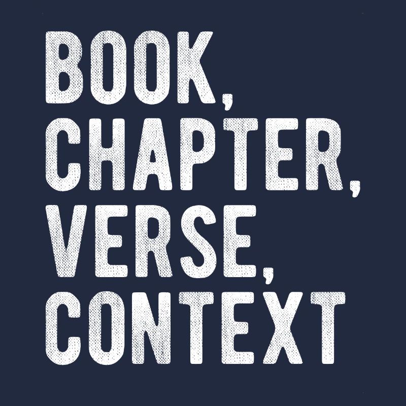 Tee-shirt contexte verset chapitre verset