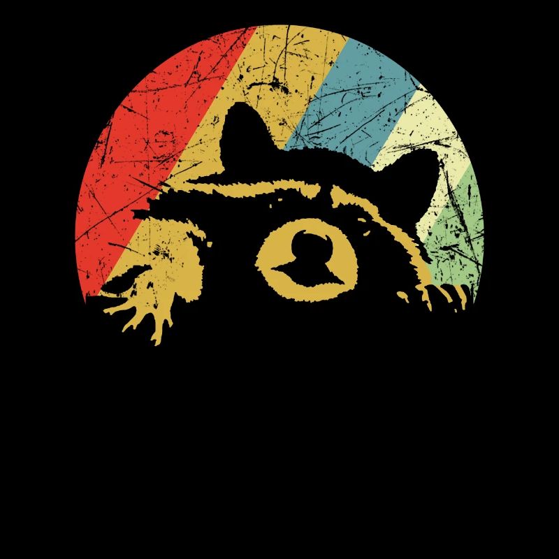 Der Troublemaker Waschbär