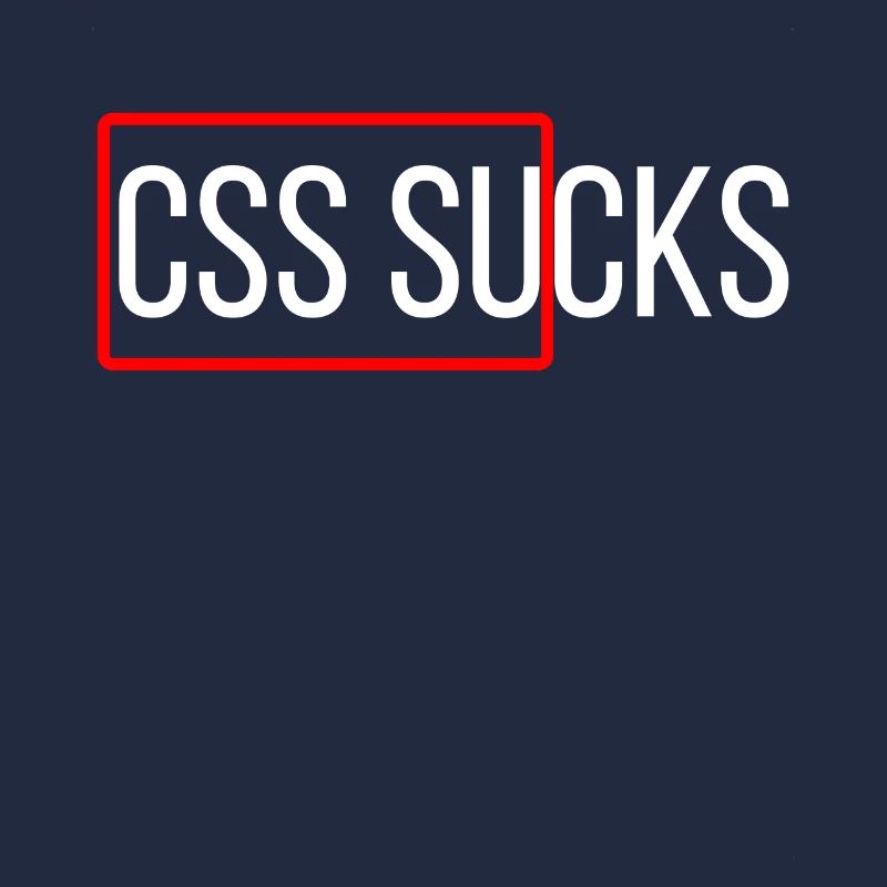 CSS suce programmation CSS drôles programmeurs