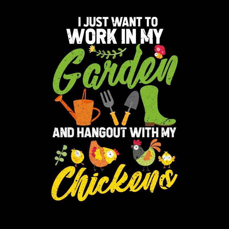 Poulets de jardin