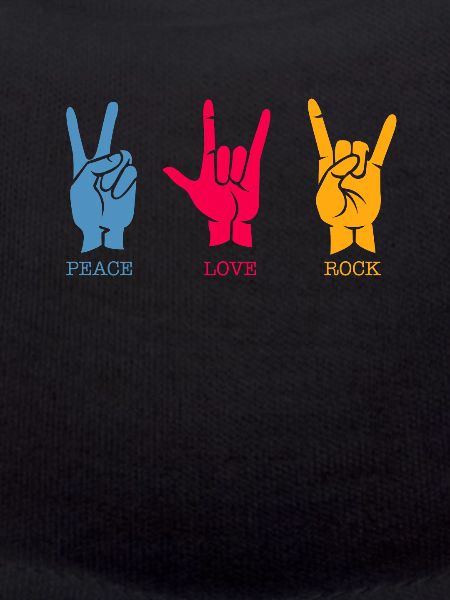 80's Peace Love Rock