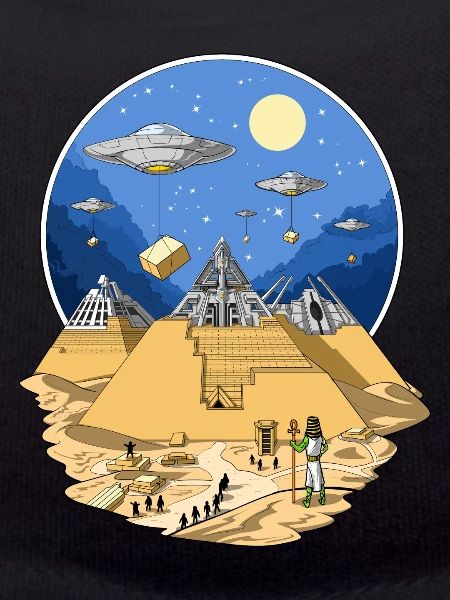 UFO Aliens Egyptian Pyramids