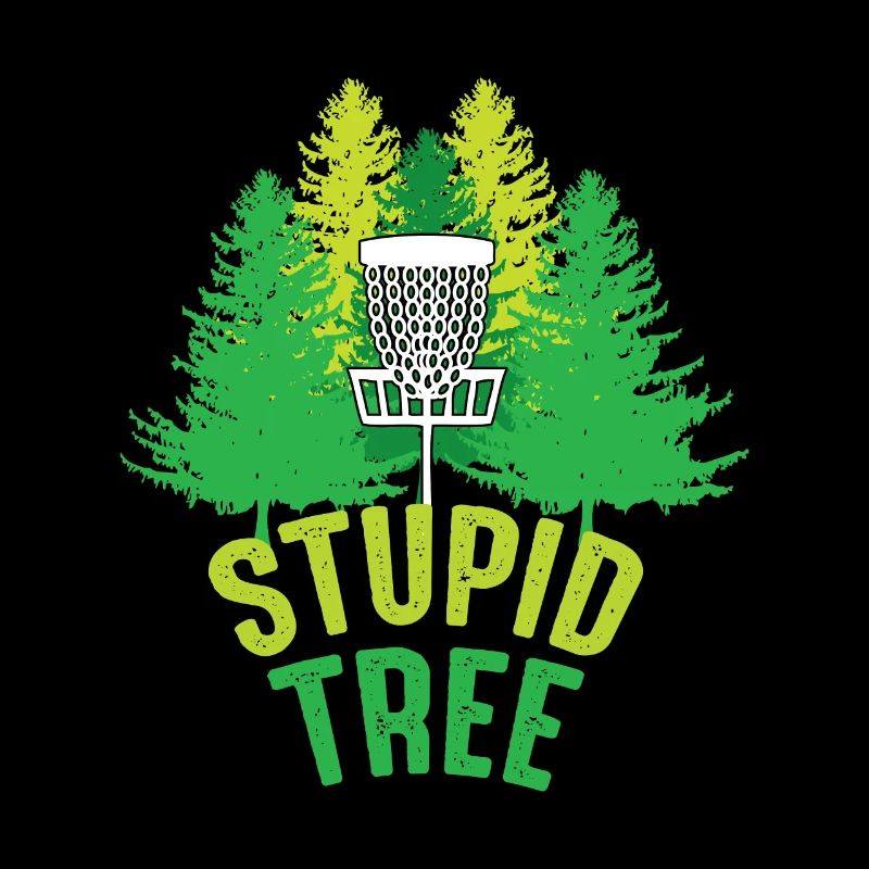 Disc Golf Frisbee Hobby Stupid Tree