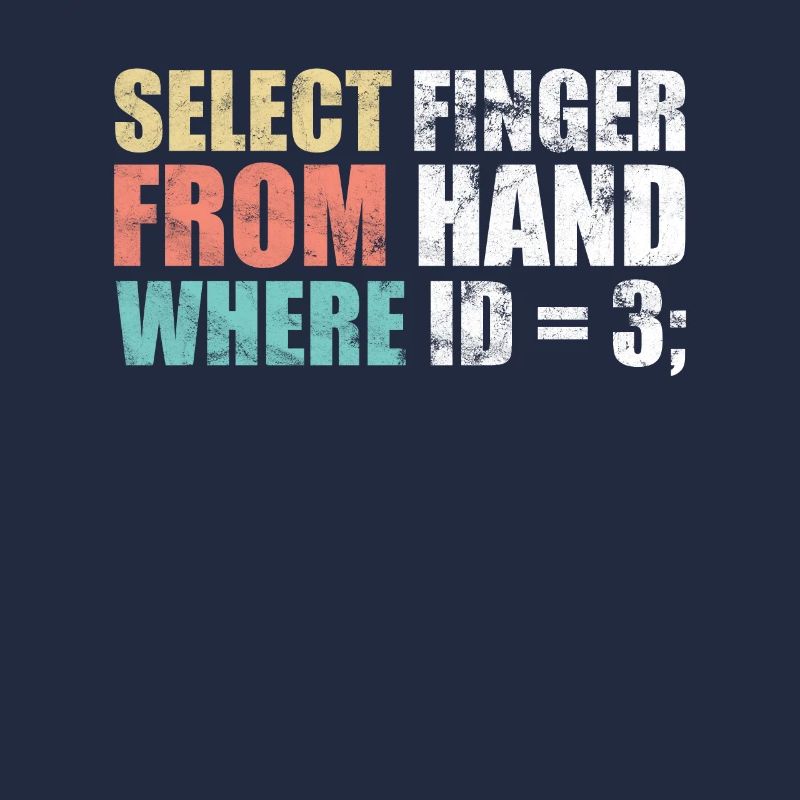Informatiker - select finger from hand where ID