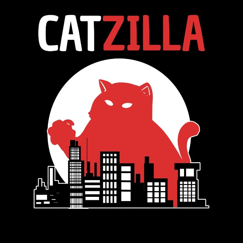 Katze Catzilla Japanisches Kätzchen