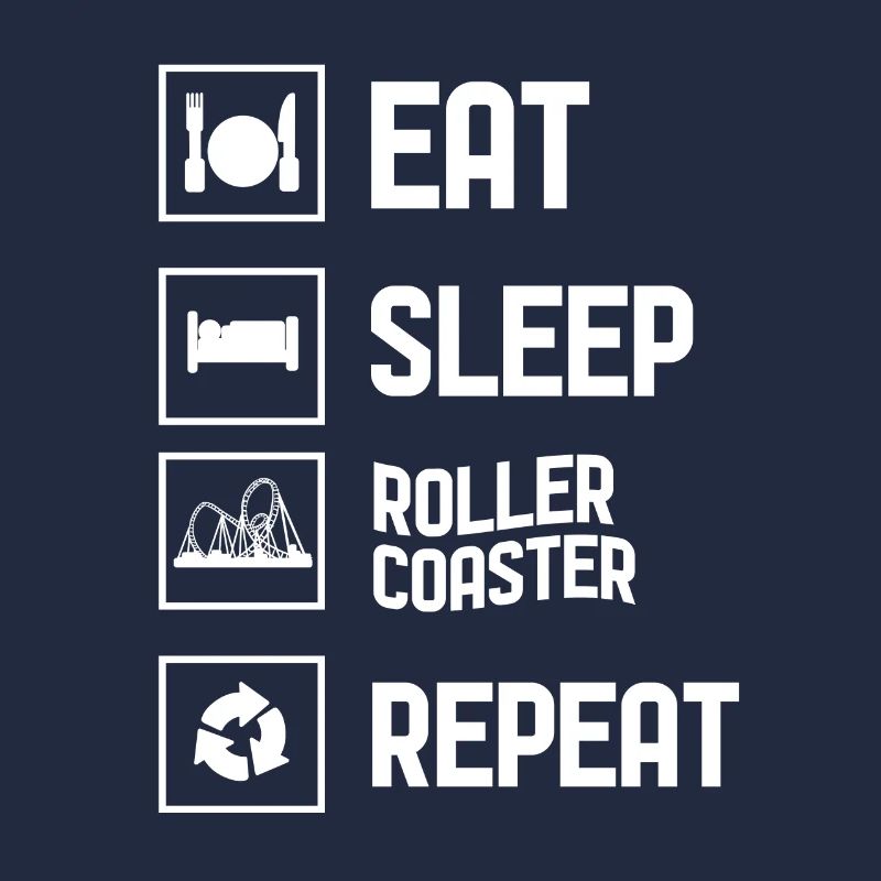 Roller coaster amusement park
