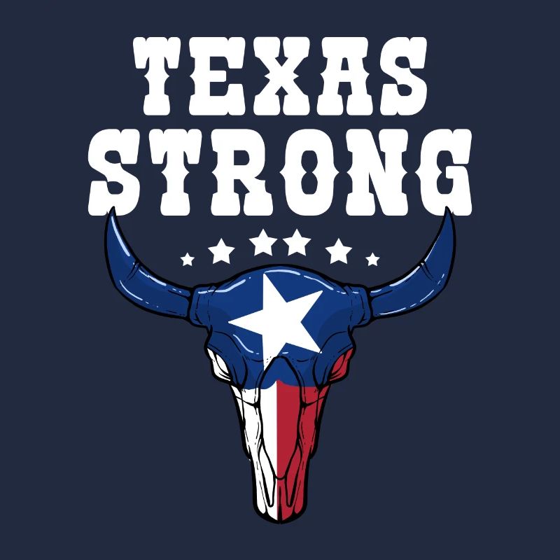 Longhorn Texas Drapeau